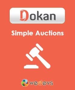 Dokan – Woocommerce Simple Auctions Integration v3.0.5